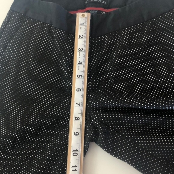 Cynthia Rowley Dots Zipper Ankle Pants 2 - Picture 6 of 9